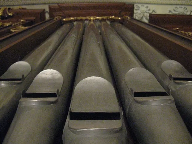 Organ pipes in a church