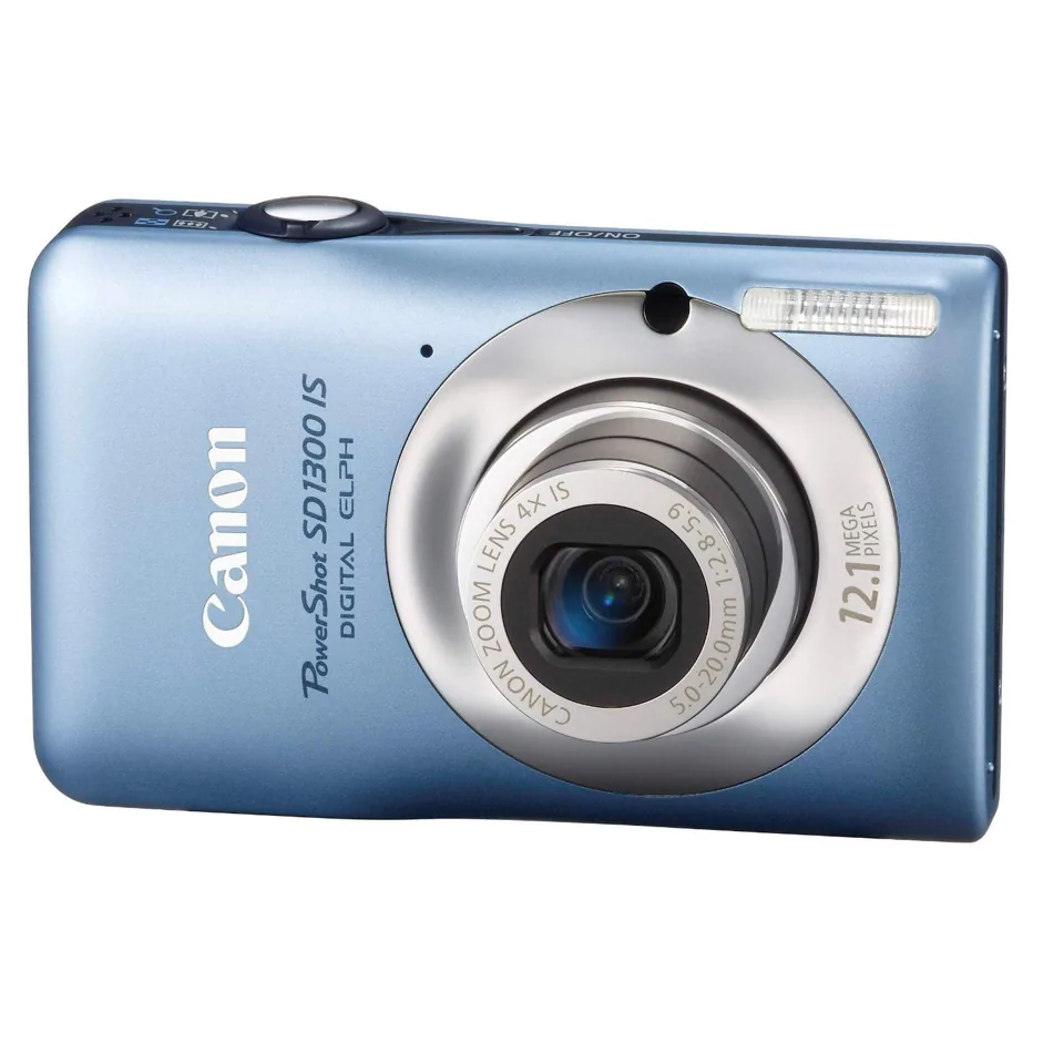 The Canon PowerShot SD1300 IS, sold as the Digital IXUS 105 in Europe.