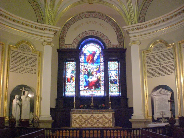 A cathedral altar
