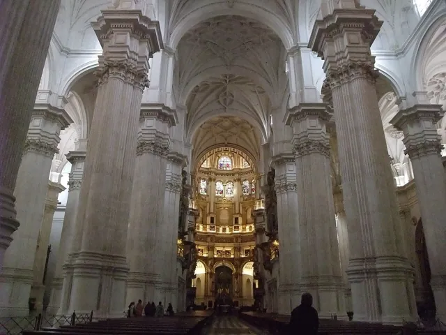 A cathedral nave