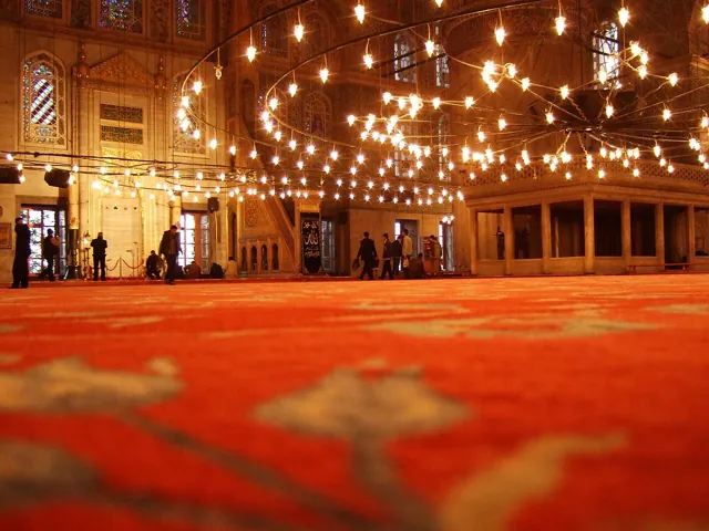 A mosque interior