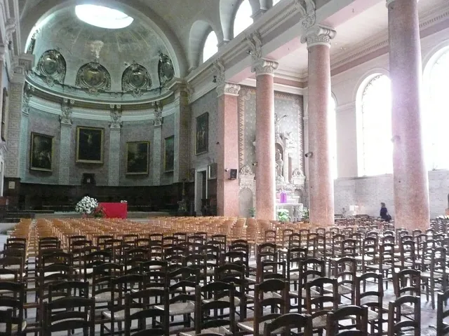 A cathedral interior