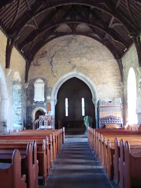 A cathedral nave