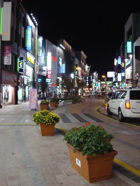 A street at night