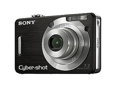 The black DSC-W55, a product image.