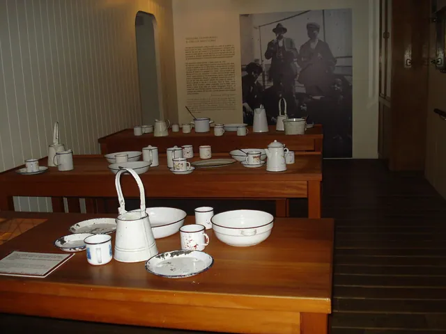 A table set for a meal