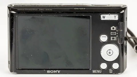 The back of the camera: screen, rocker and mode switch.